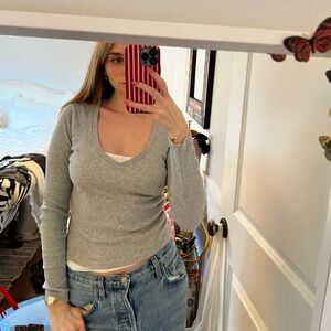 brandy melville v-neck